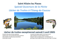Affiche Ouverture + Lâcher Truite