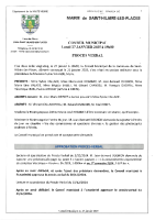 PV – Conseil Municipal du 27.01.2025